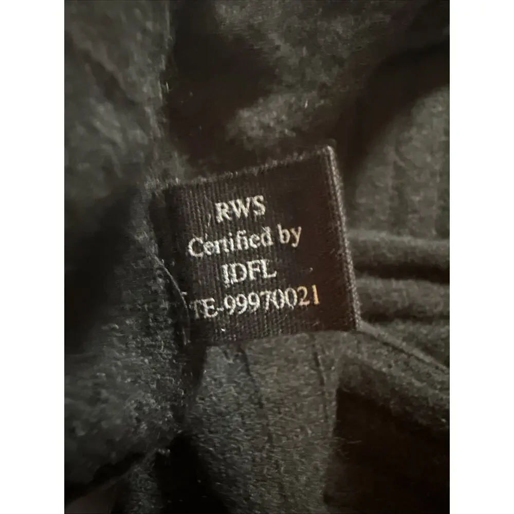 All Saints Dress Margot Crew Wool Aplaca Blend Ribbed Sweater Tank Dress Black S